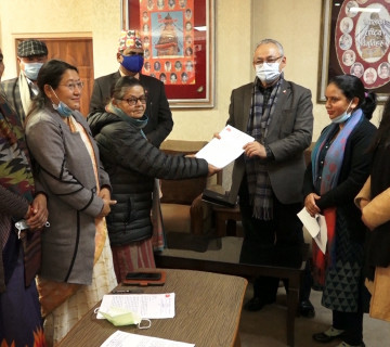 राष्ट्रपतिको चरित्रहत्या गरेको भन्दै रामकुमारी झाँक्रीमाथि कारबाही माग
